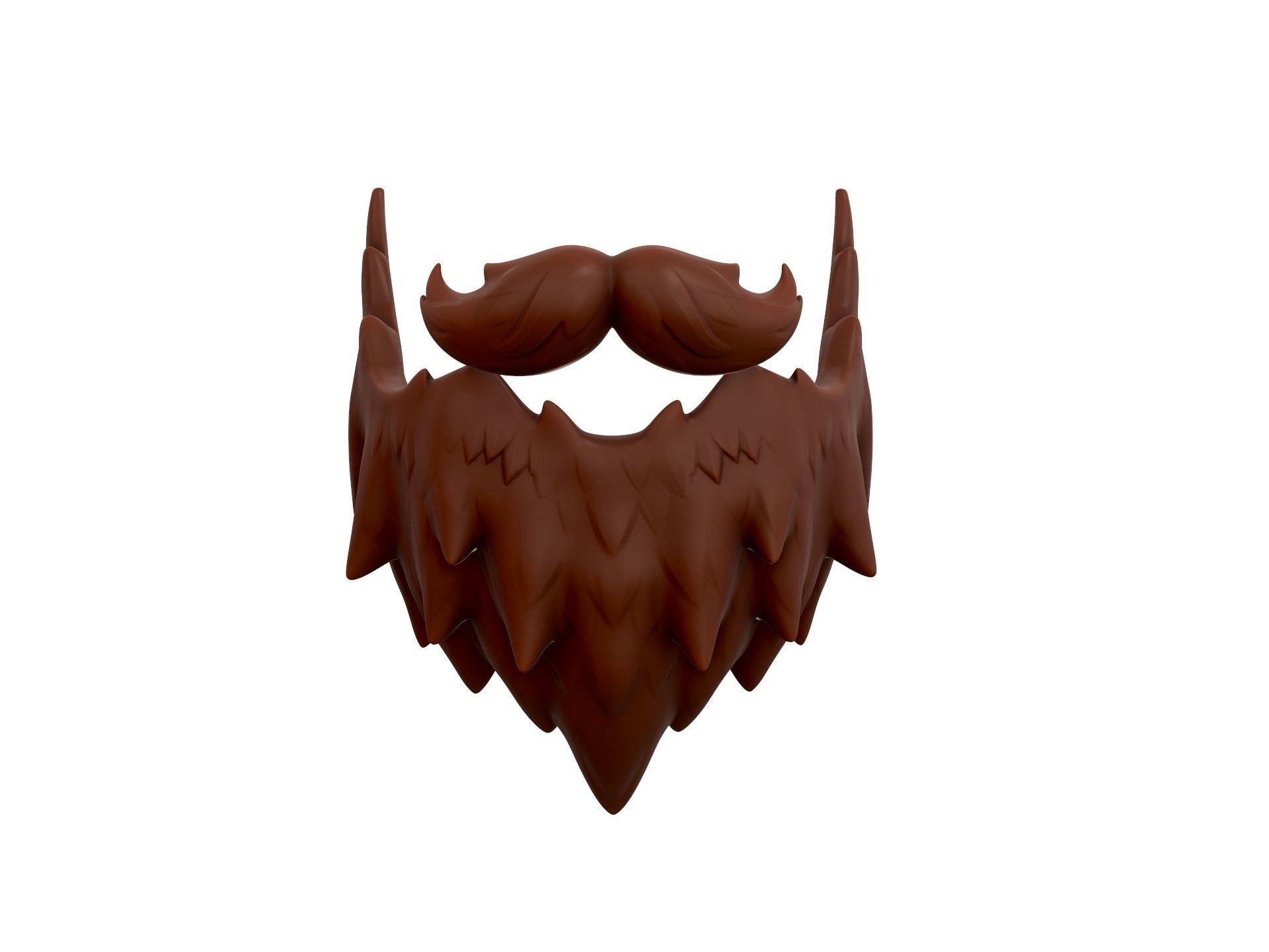 Beard 3D model_2
