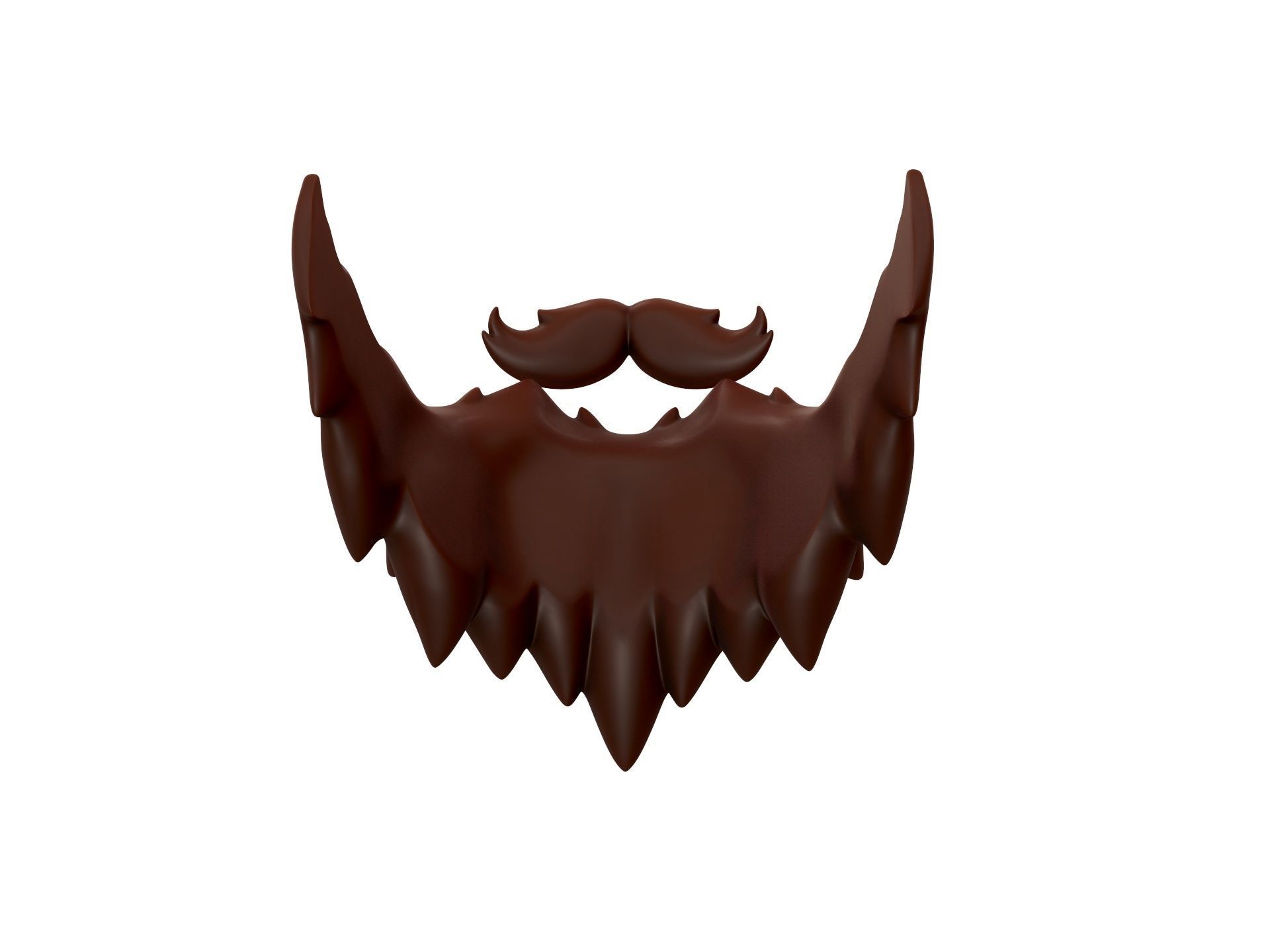 Beard 3D model_4