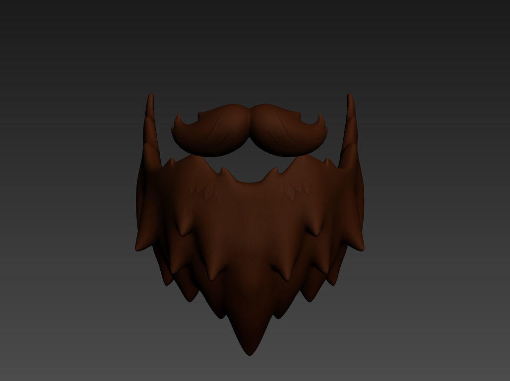 Beard 3D model_22