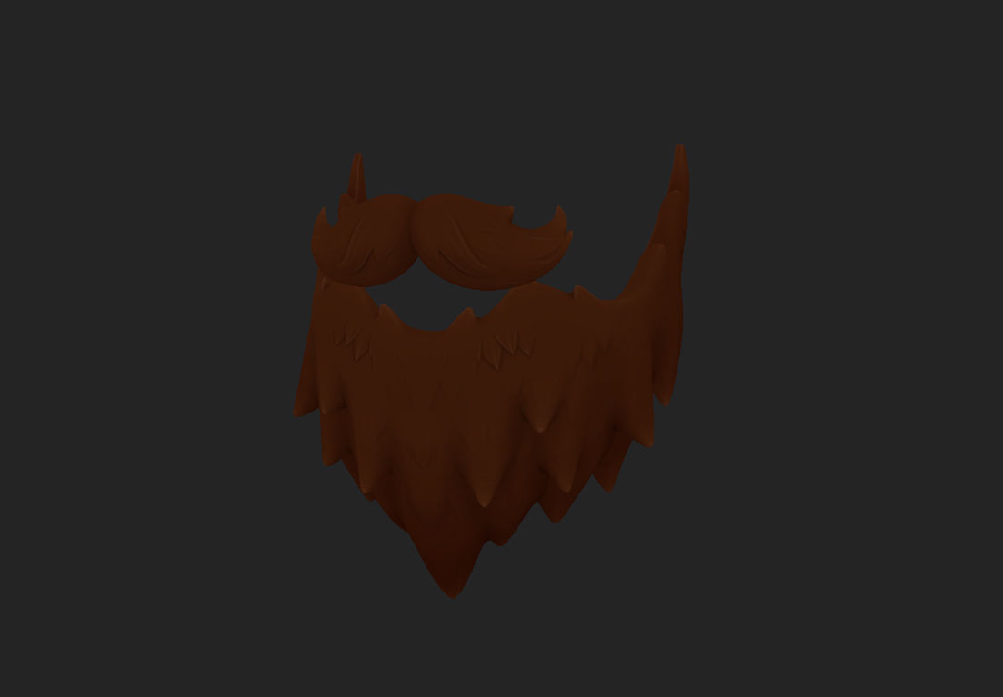 Beard 3D model_11