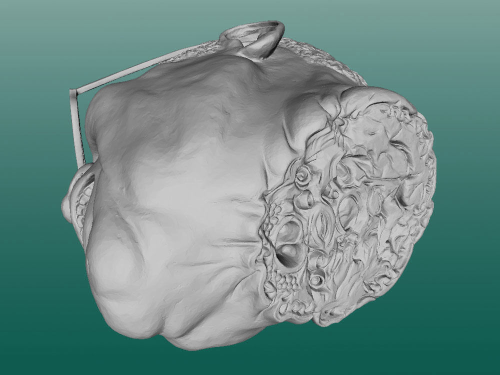 Robert Mugabe laughing head Free 3D print model_3