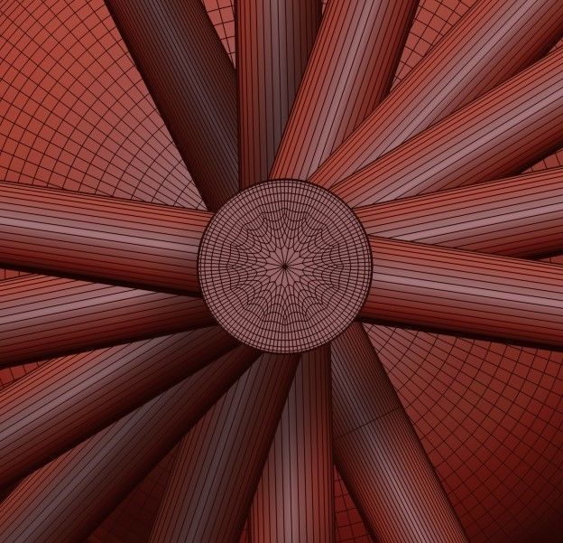 Worlds Away Luisa Chandelier Brass 3D model_5