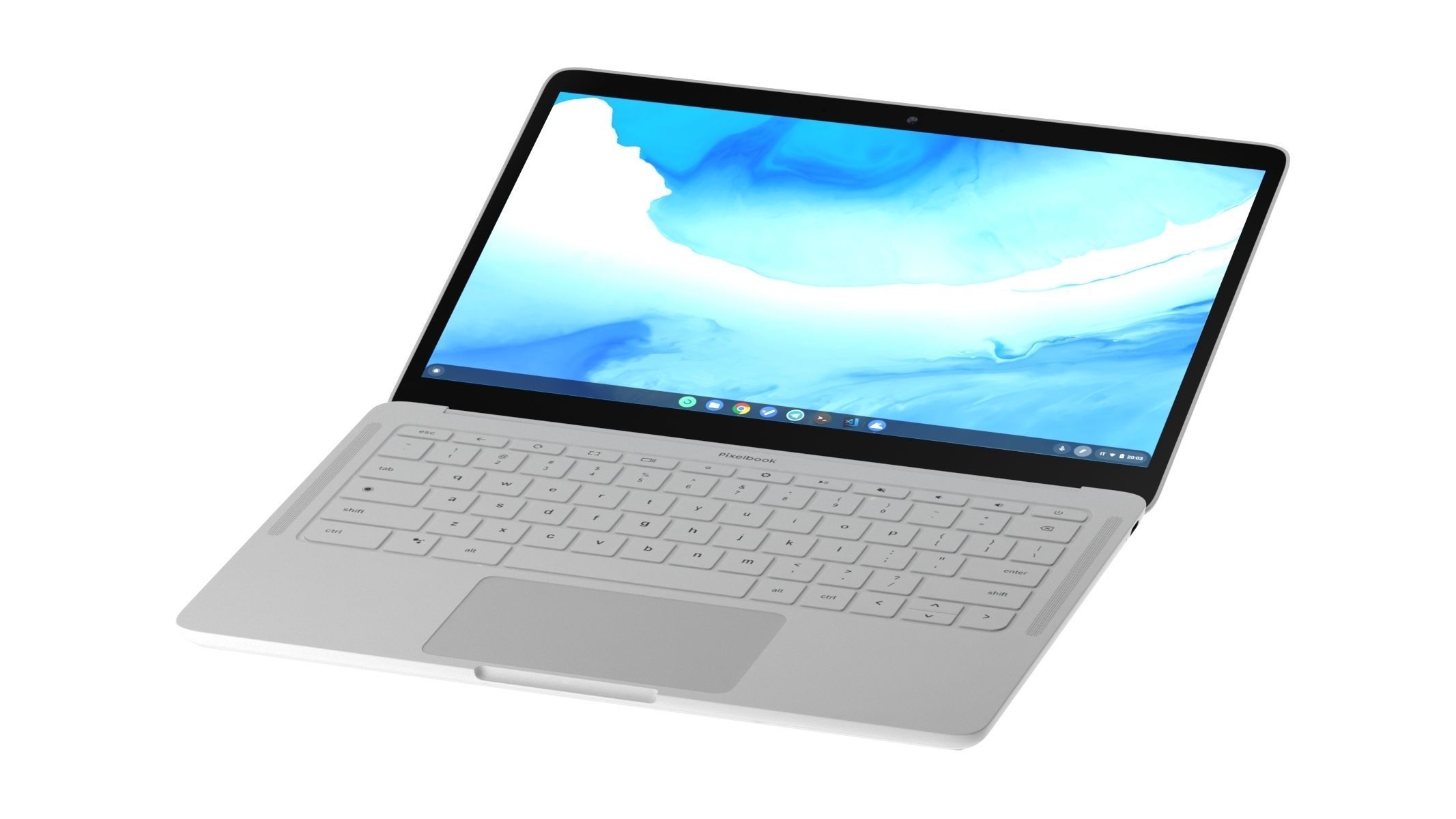 Google Pixelbook Go 3D model_13