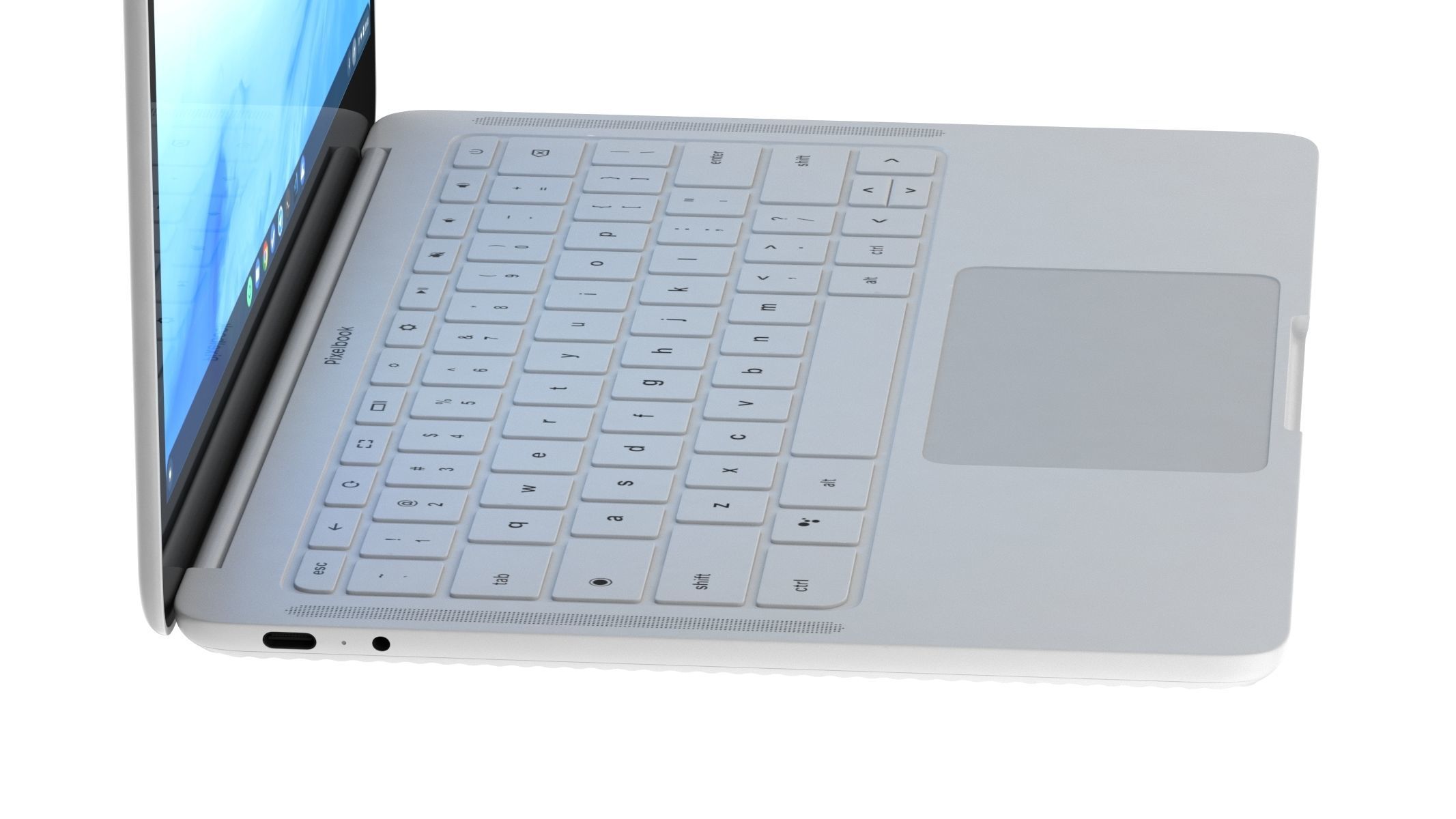 Google Pixelbook Go 3D model_2