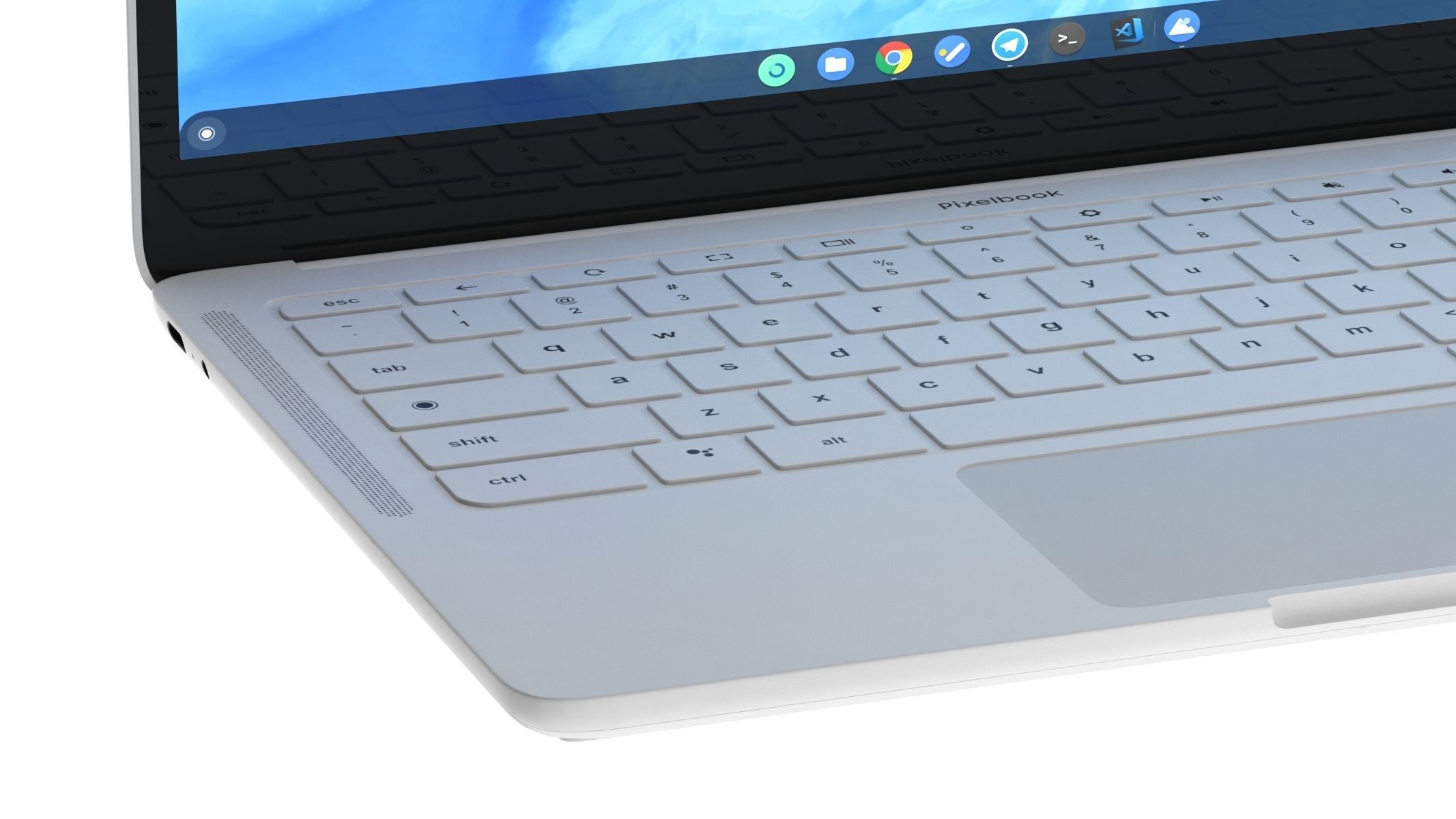 Google Pixelbook Go 3D model_3