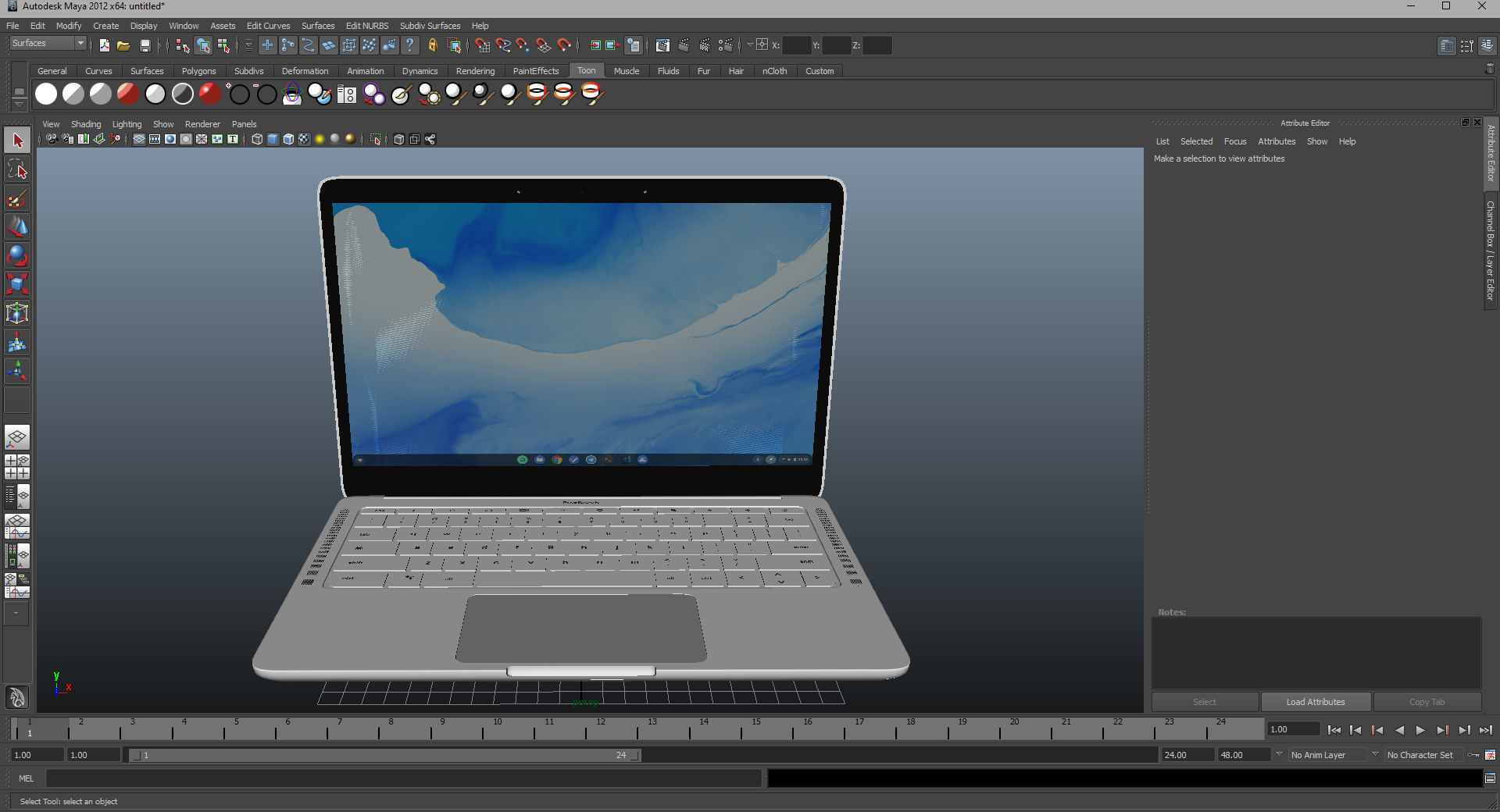 Google Pixelbook Go 3D model_28