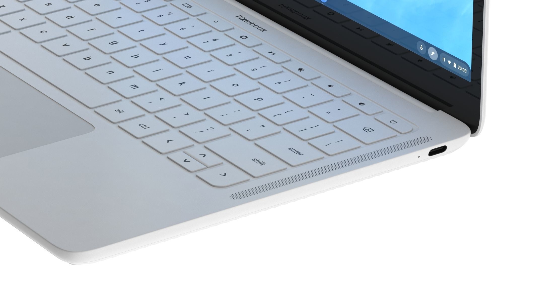 Google Pixelbook Go 3D model_4