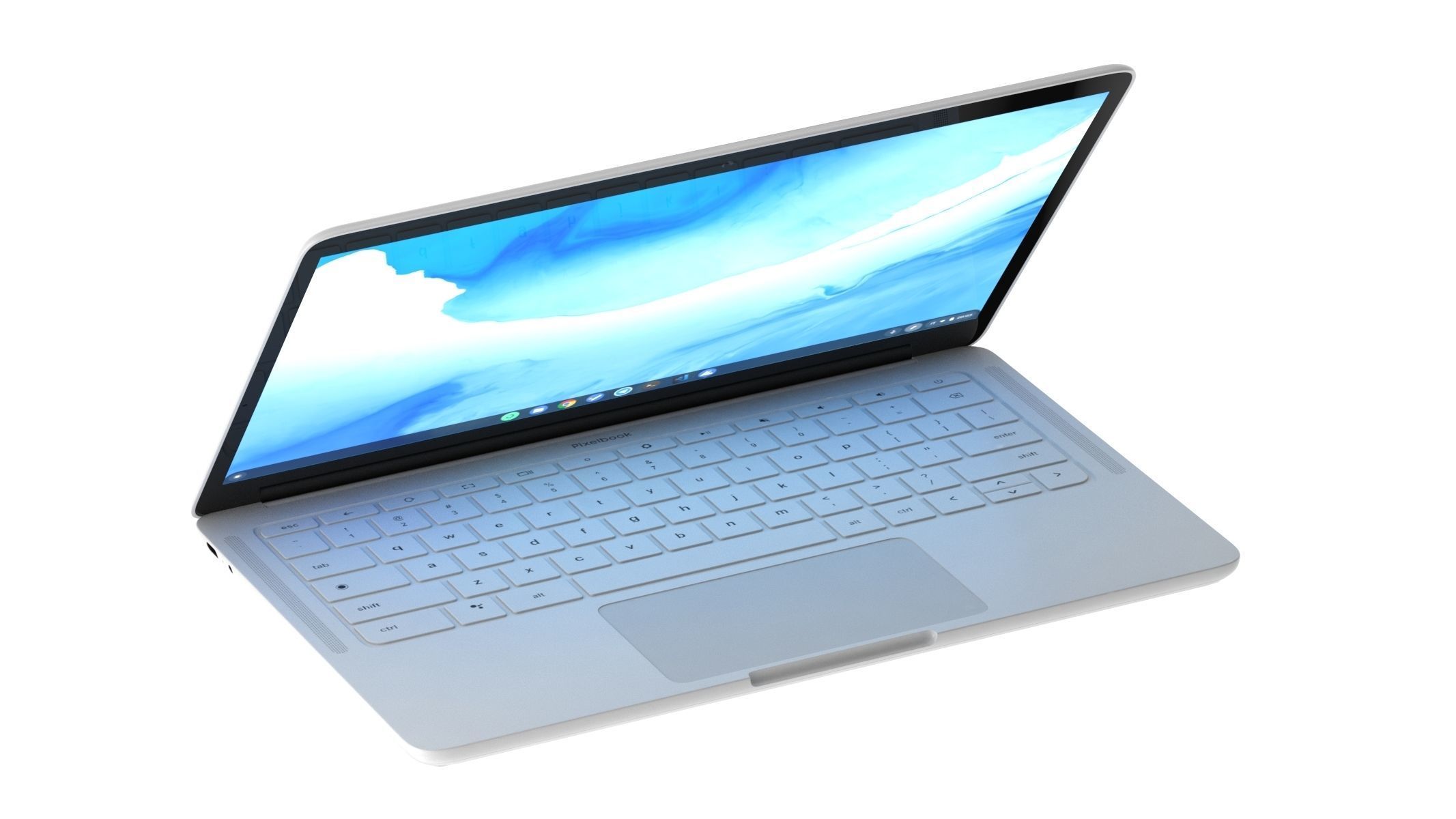 Google Pixelbook Go 3D model_12