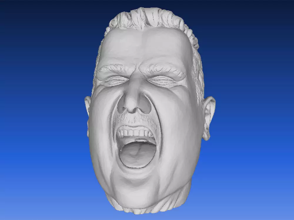Bashar al-Assad laughing head Free 3D print model
