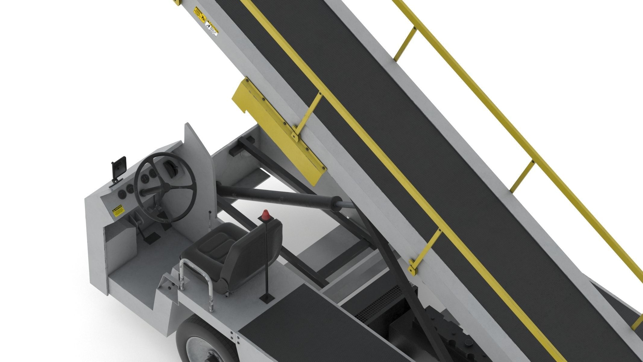 Airport Conveyor Belt Loader TUG 660 3D model_6