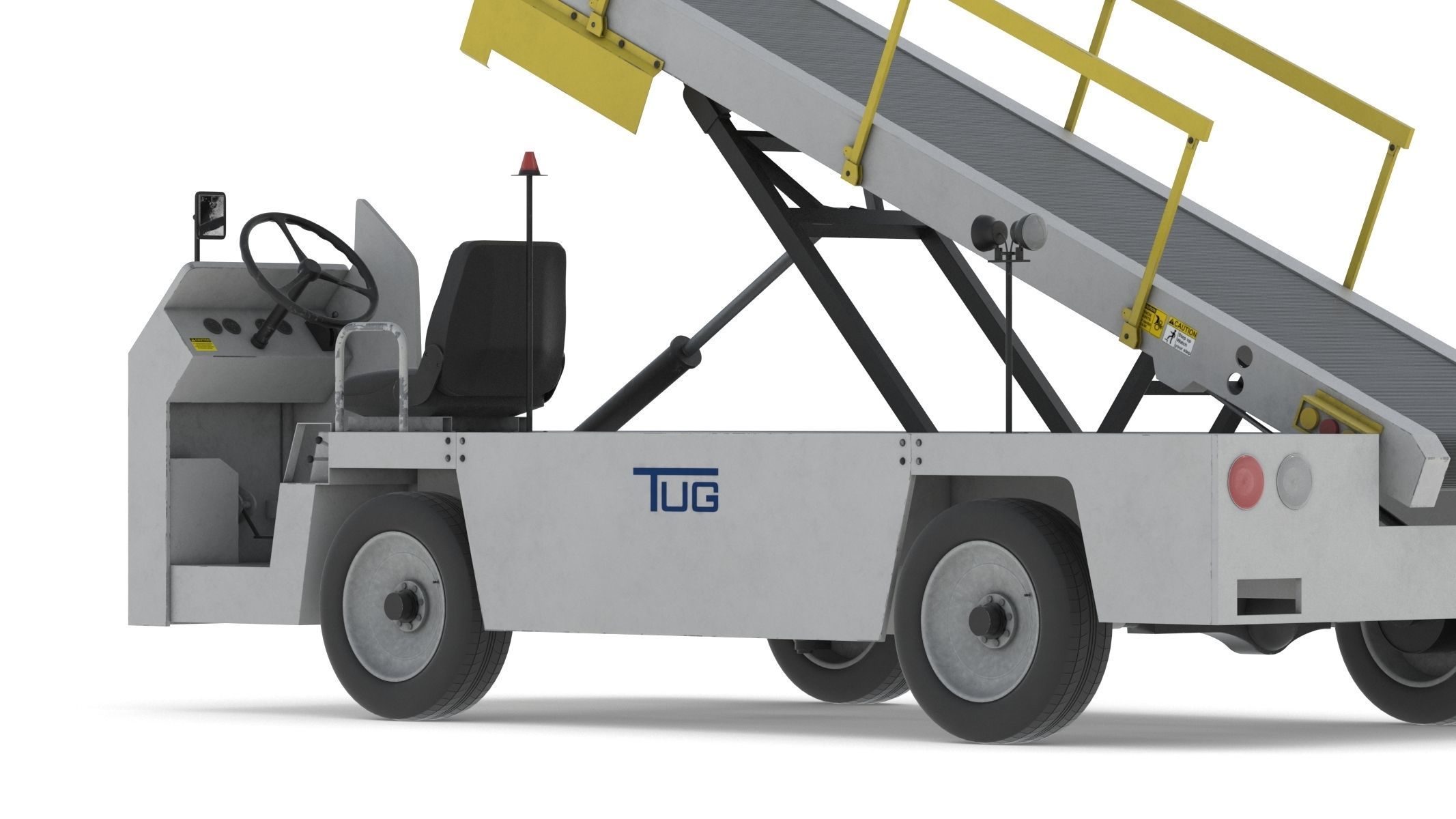 Airport Conveyor Belt Loader TUG 660 3D model_8