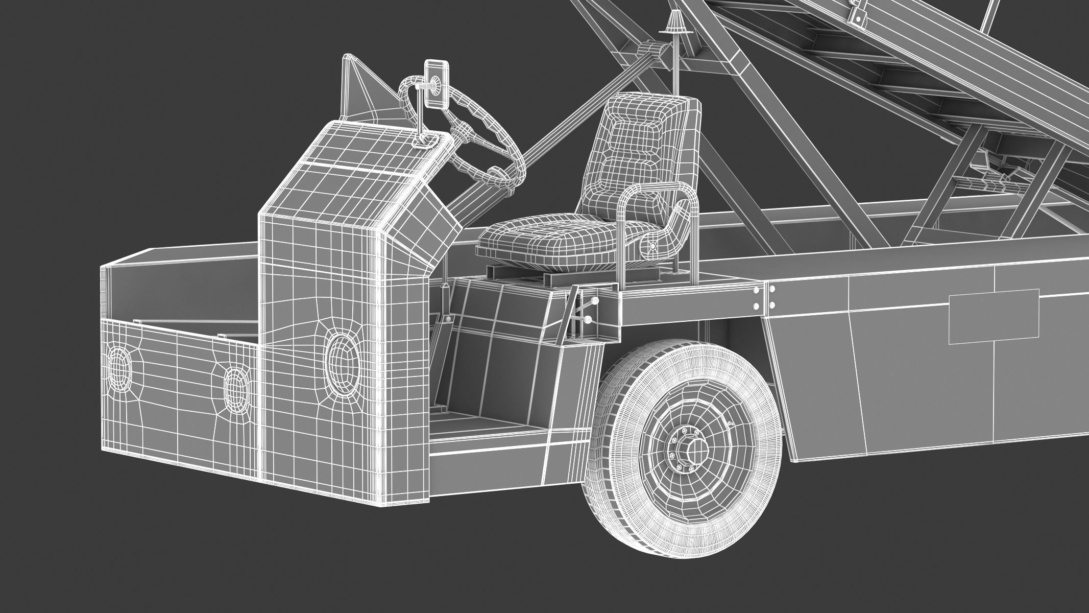 Airport Conveyor Belt Loader TUG 660 3D model_19
