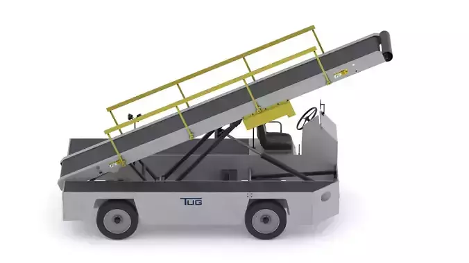 Airport Conveyor Belt Loader TUG 660 3D model