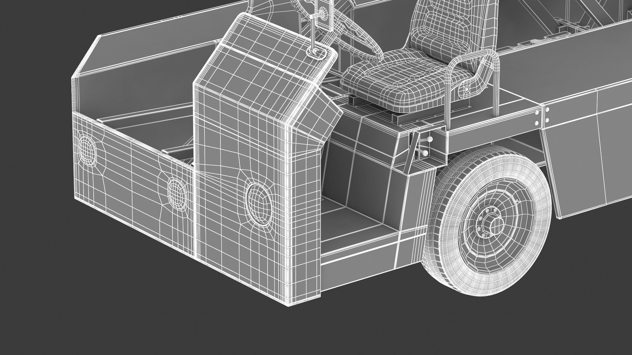 Airport Conveyor Belt Loader TUG 660 3D model_16