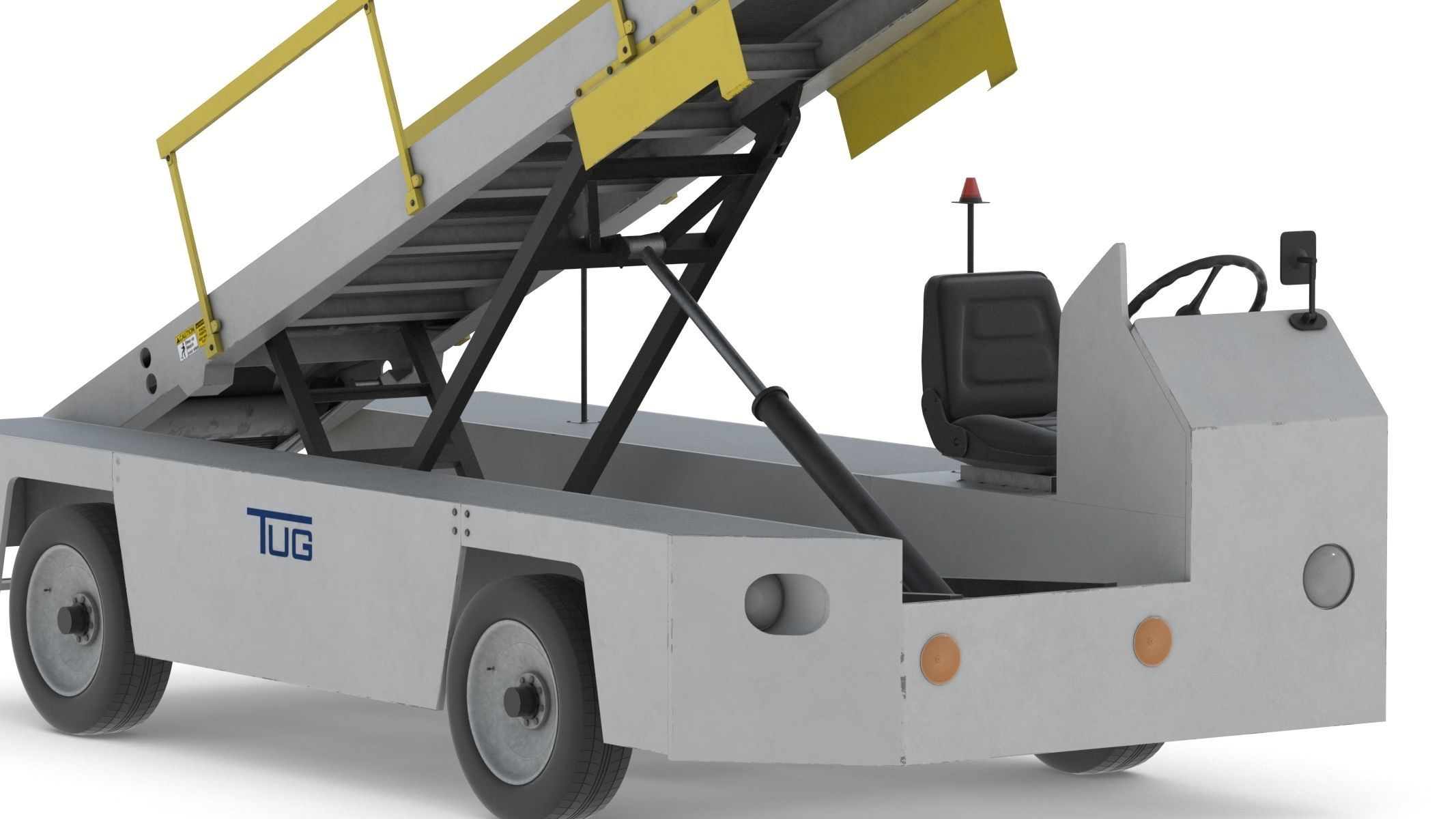 Airport Conveyor Belt Loader TUG 660 3D model_5