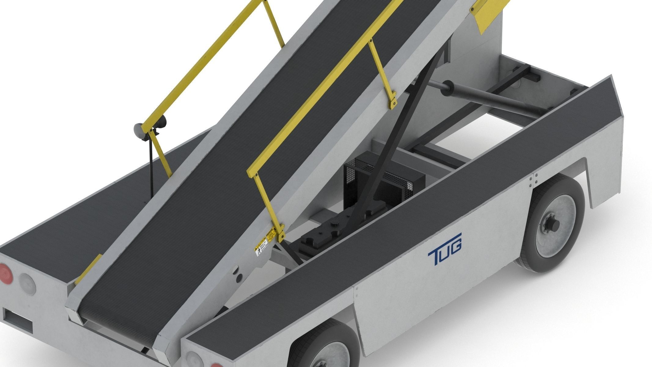 Airport Conveyor Belt Loader TUG 660 3D model_10