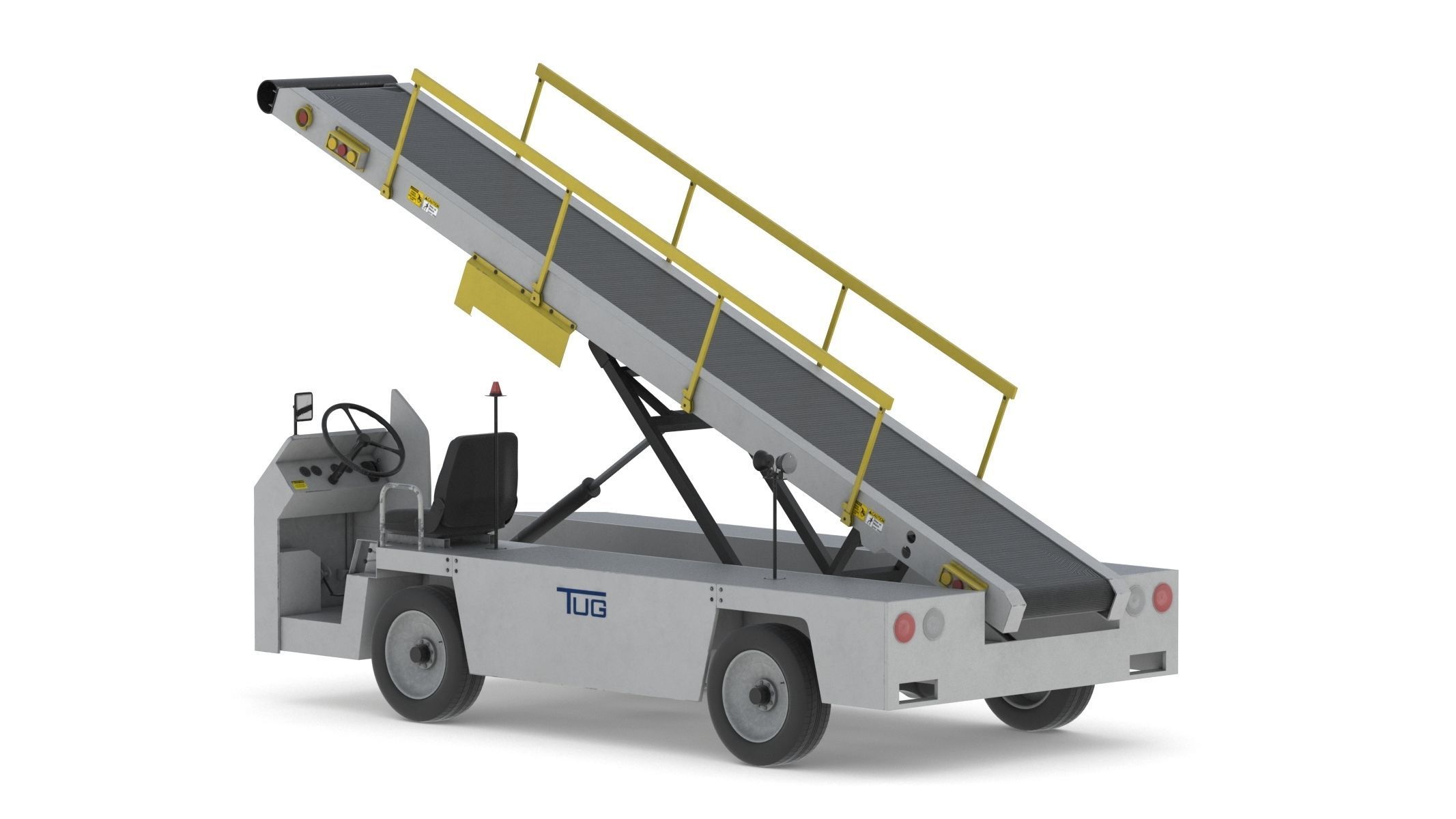 Airport Conveyor Belt Loader TUG 660 3D model_2