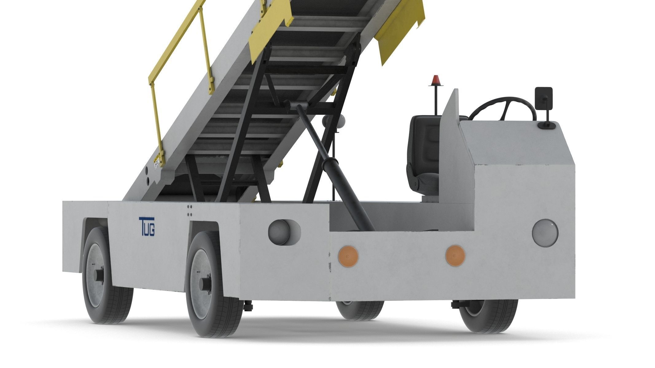 Airport Conveyor Belt Loader TUG 660 3D model_9