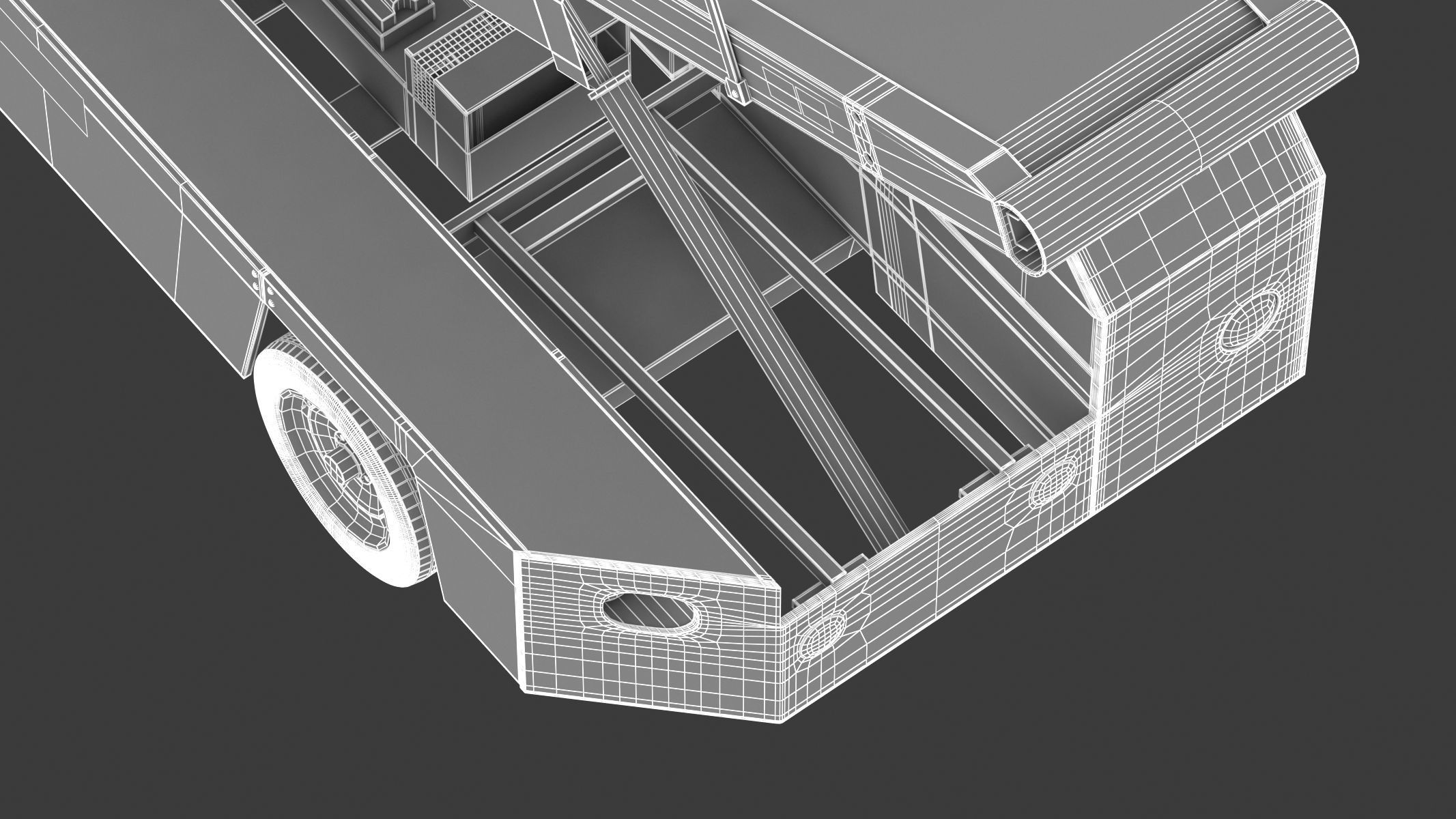 Airport Conveyor Belt Loader TUG 660 3D model_20