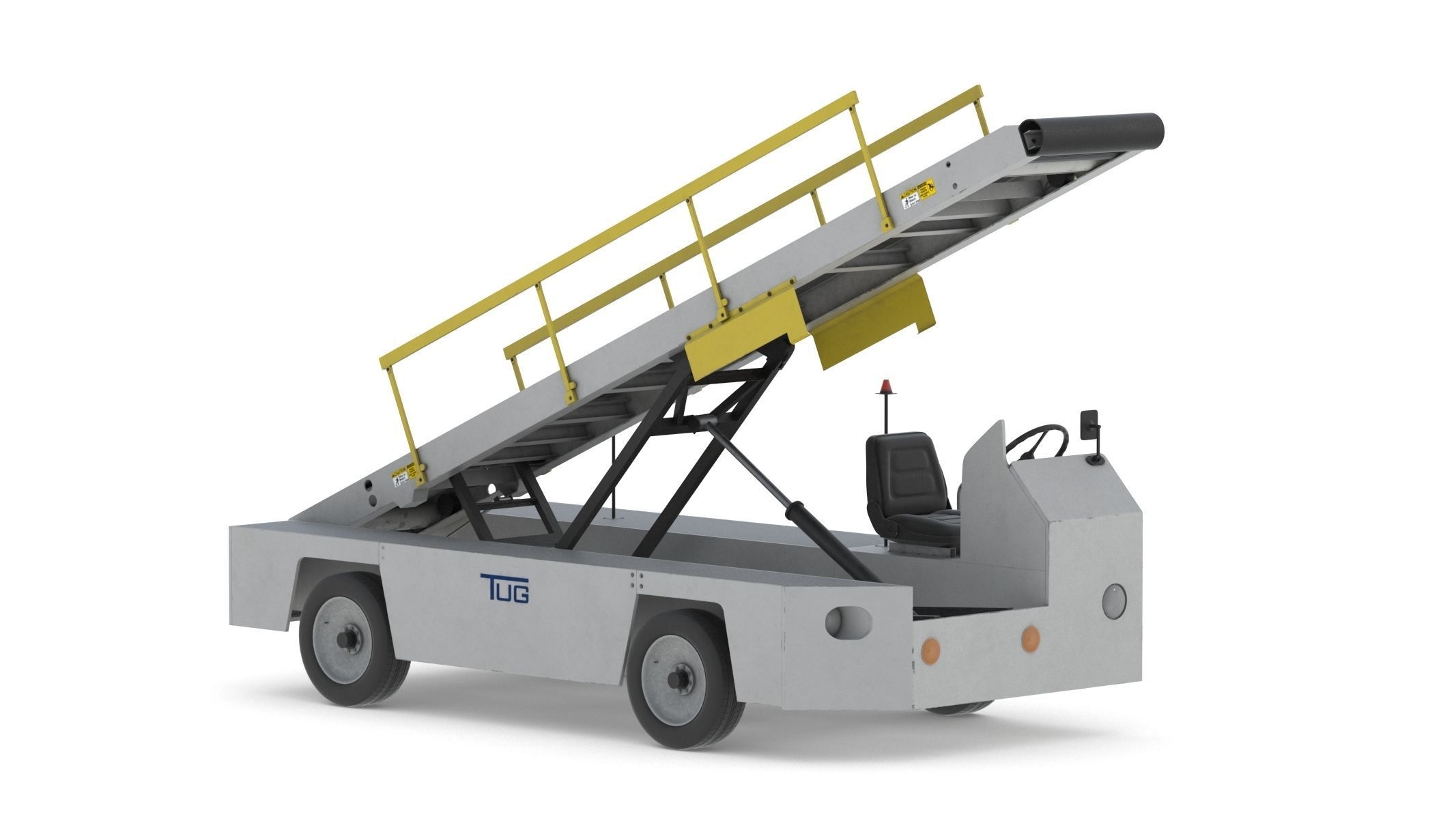Airport Conveyor Belt Loader TUG 660 3D model_1