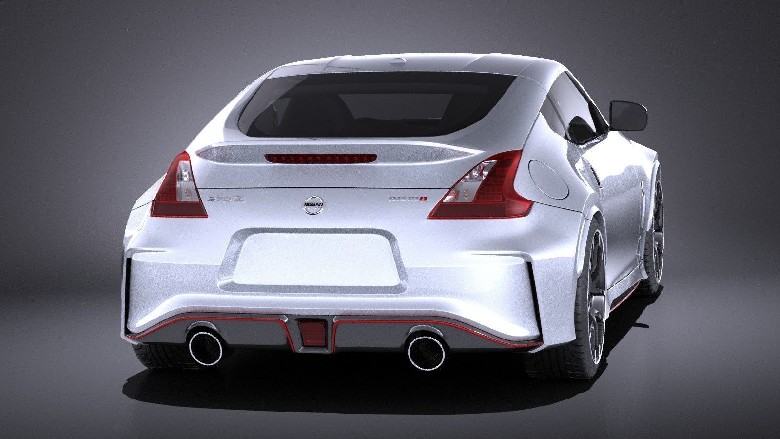 Nissan 370z Nismo 2017 VRAY 3D model_4