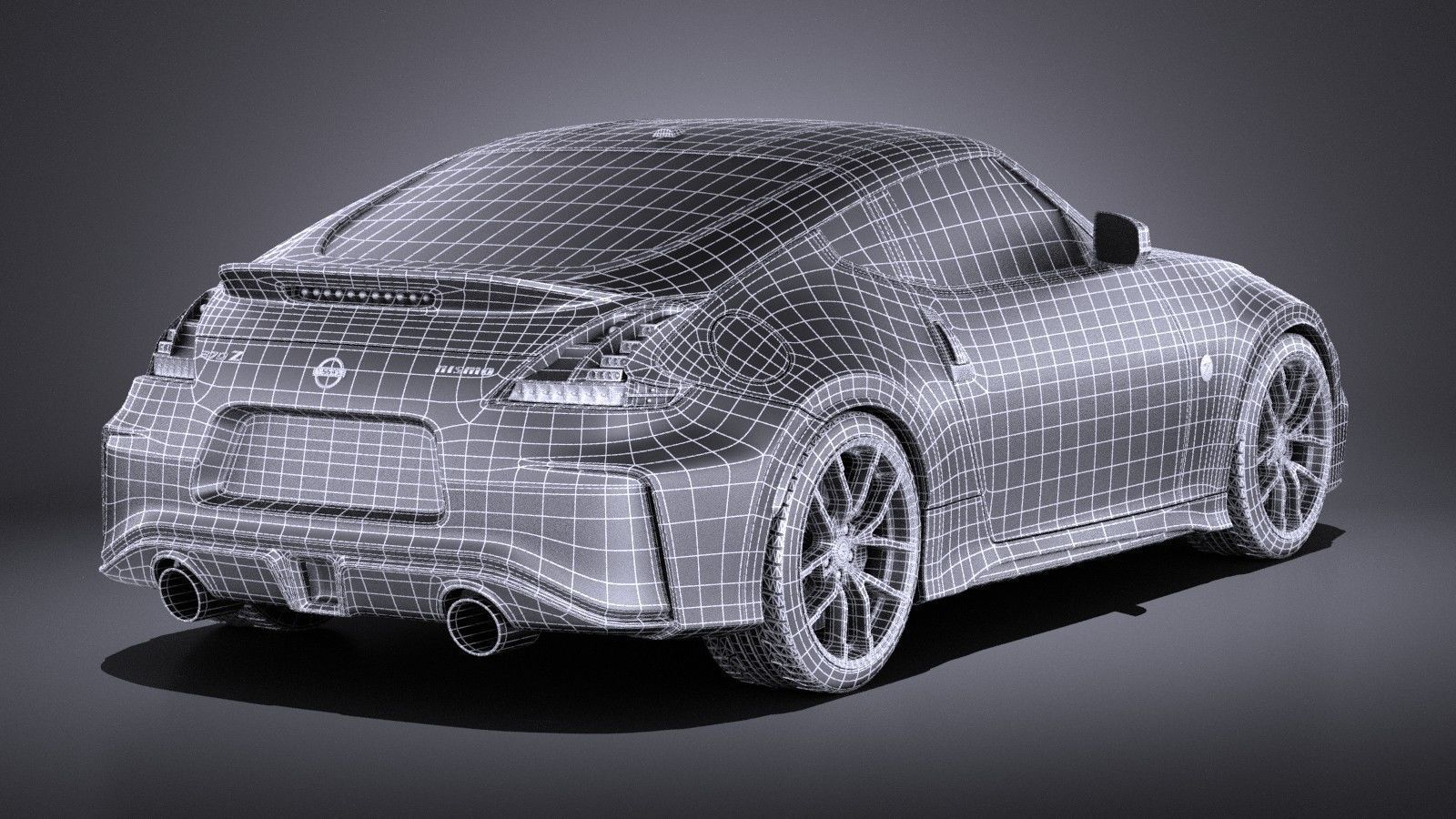 Nissan 370z Nismo 2017 VRAY 3D model_15