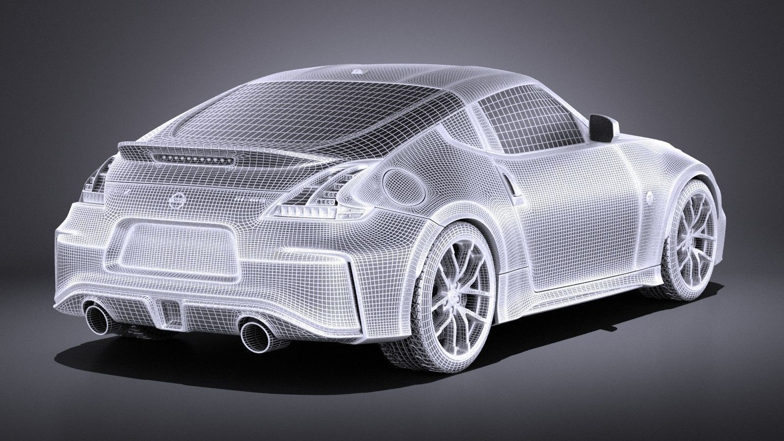 Nissan 370z Nismo 2017 VRAY 3D model_13