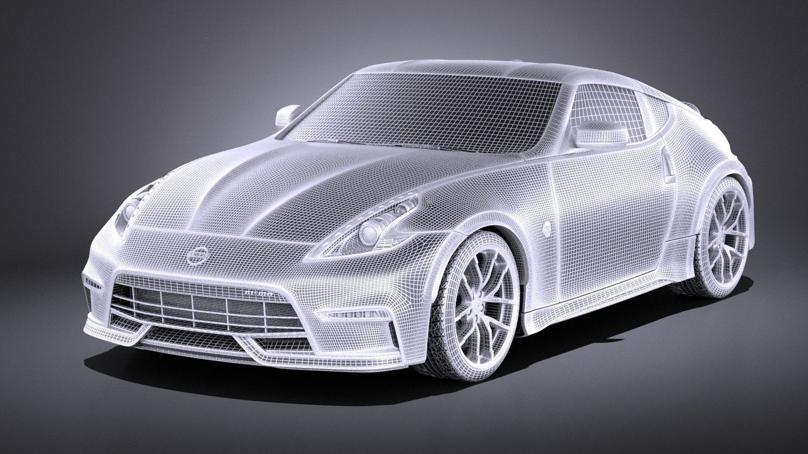 Nissan 370z Nismo 2017 VRAY 3D model_12