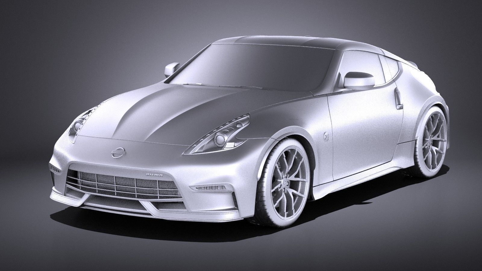 Nissan 370z Nismo 2017 VRAY 3D model_8
