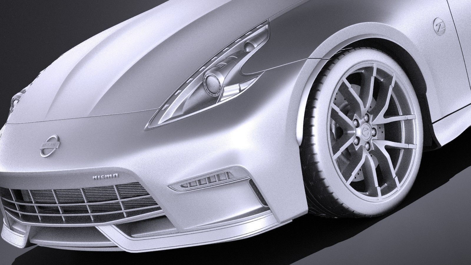 Nissan 370z Nismo 2017 VRAY 3D model_9