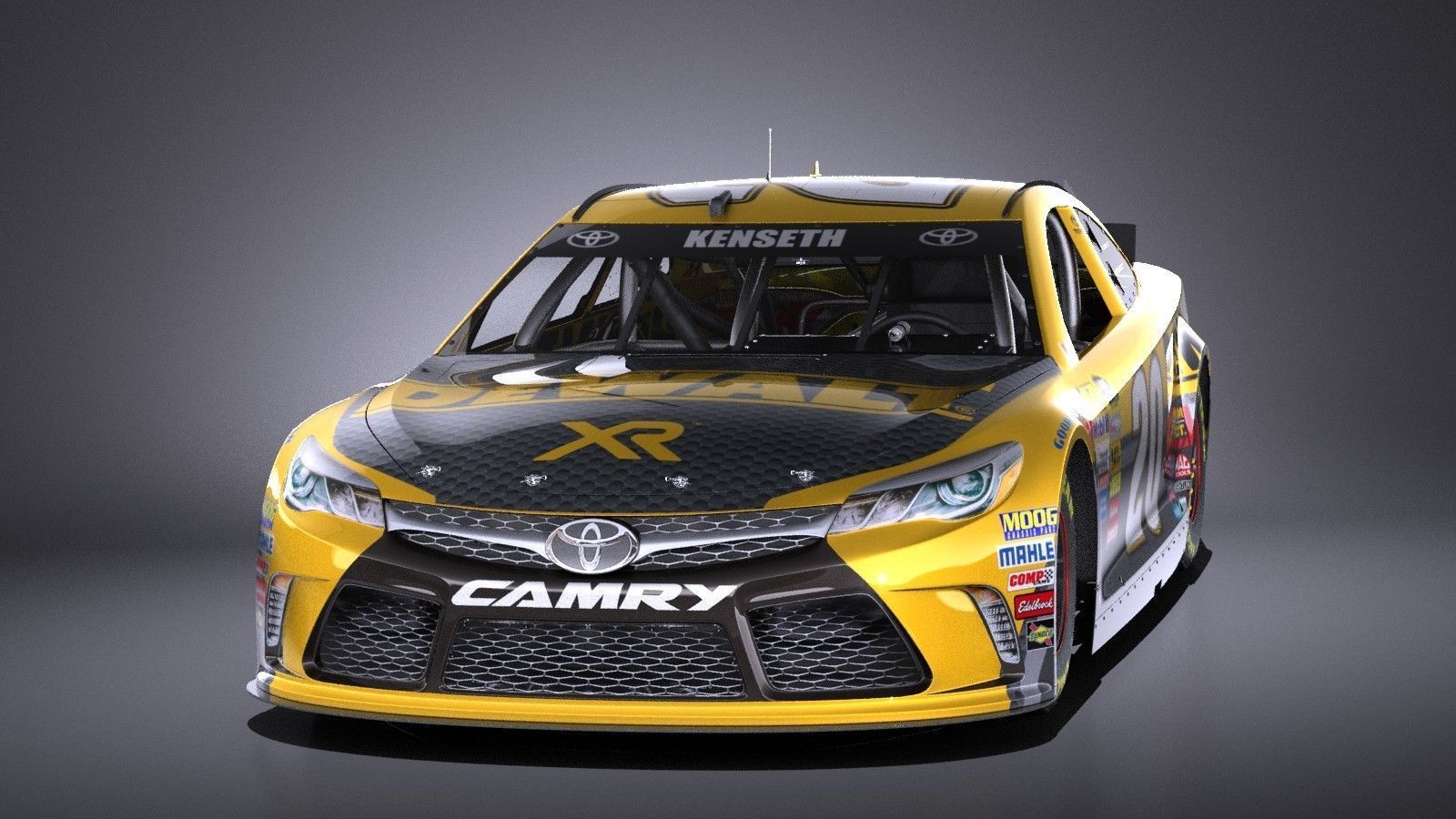 Nascar Toyota Camry DeWalt Matt Kenseth 2017 VRAY 3D model_1