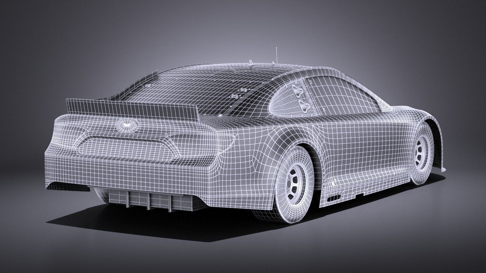 Nascar Toyota Camry DeWalt Matt Kenseth 2017 VRAY 3D model_18