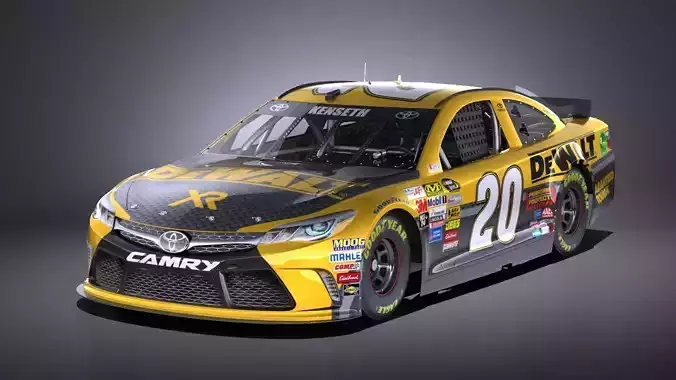 Nascar Toyota Camry DeWalt Matt Kenseth 2017 VRAY 3D model