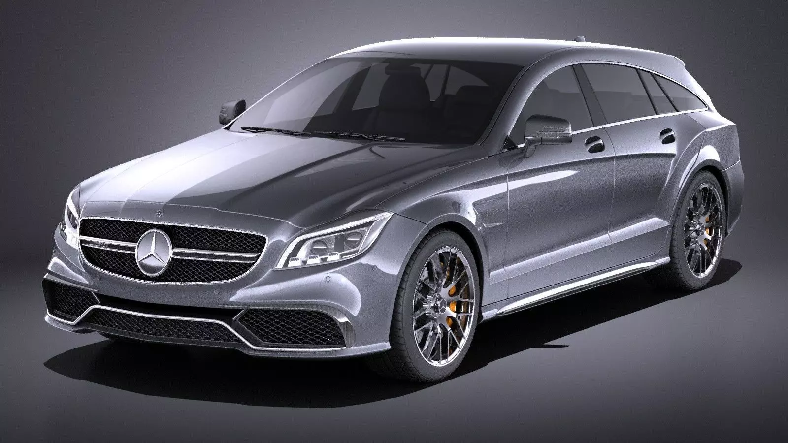 Mercedes-Benz CLS63 AMG Shooting Brake 2015 VRAY 3D model_0