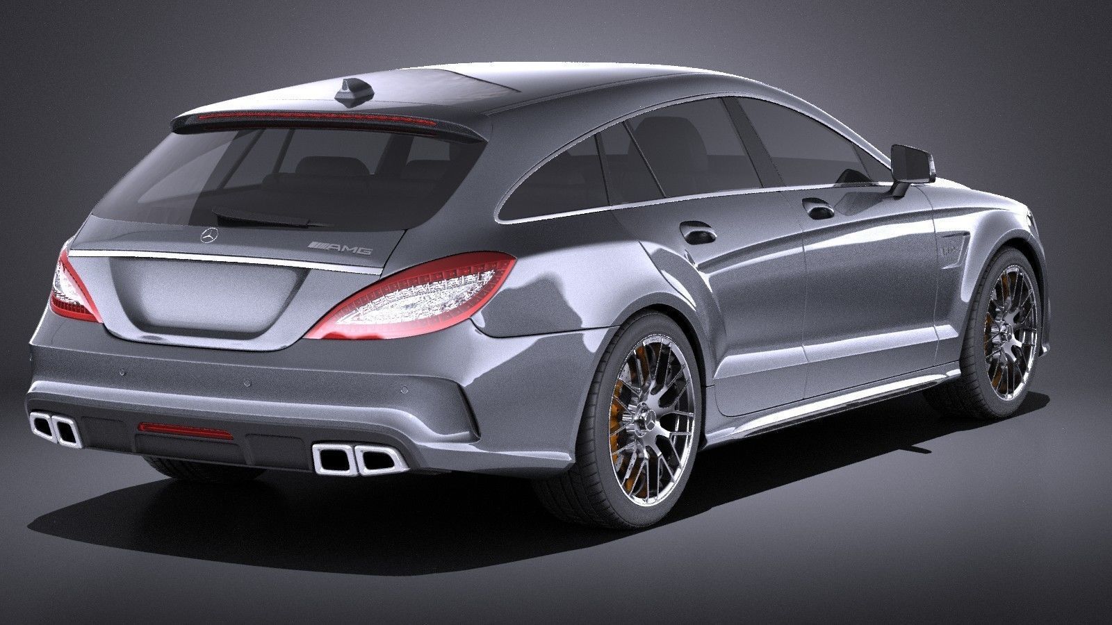 Mercedes-Benz CLS63 AMG Shooting Brake 2015 VRAY 3D model_5