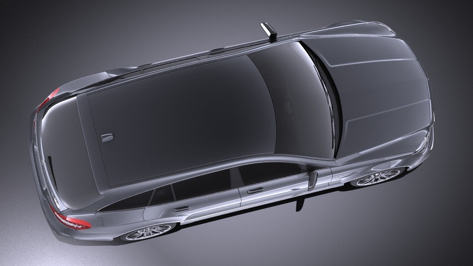 Mercedes-Benz CLS63 AMG Shooting Brake 2015 VRAY 3D model_7