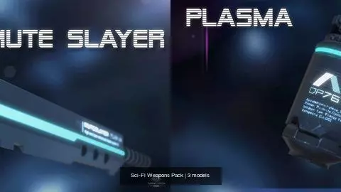 Sci-Fi Weapons Pack 3D Model Collection_3