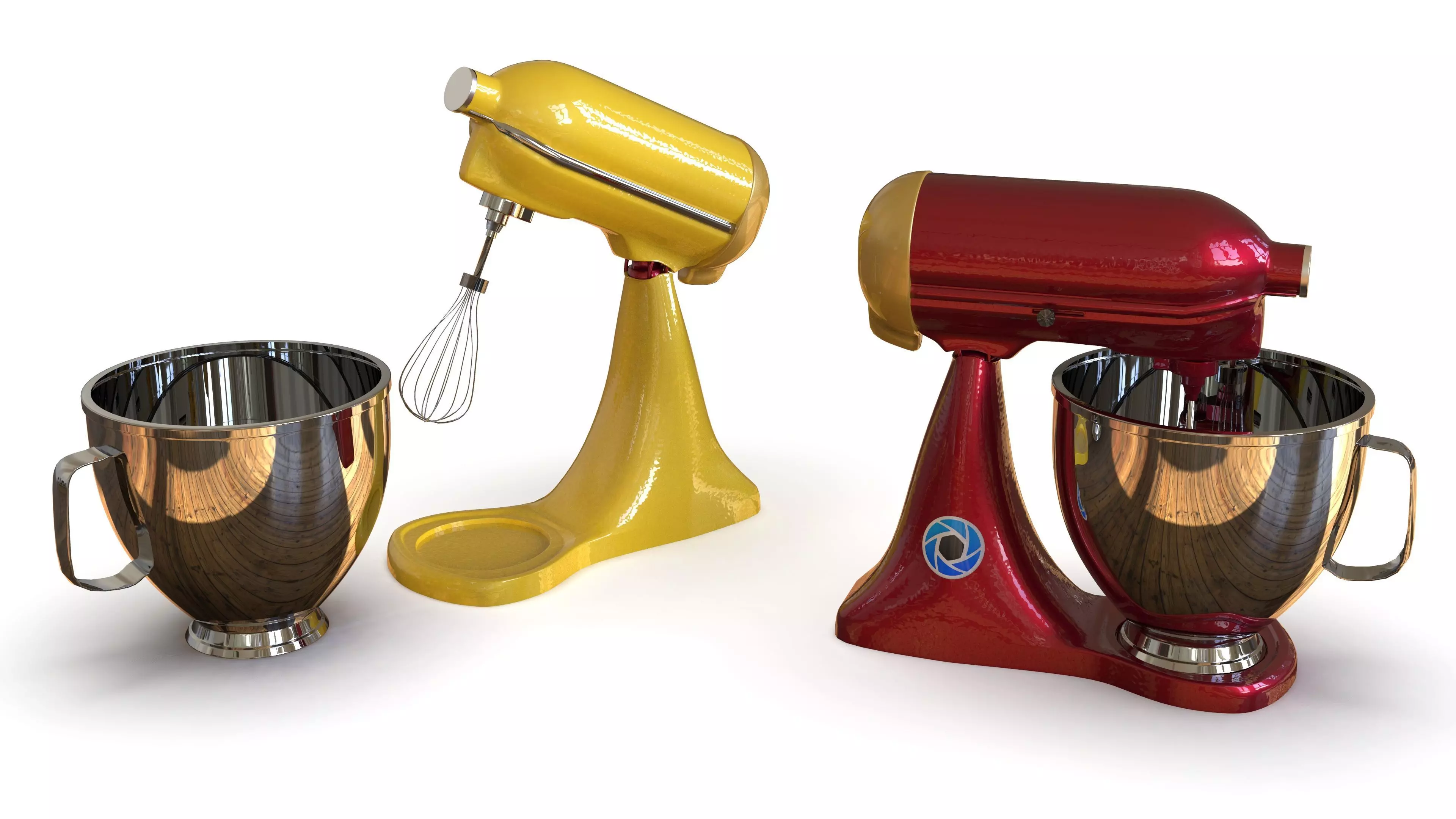 KitchenAid Mixer 3D model 3D model