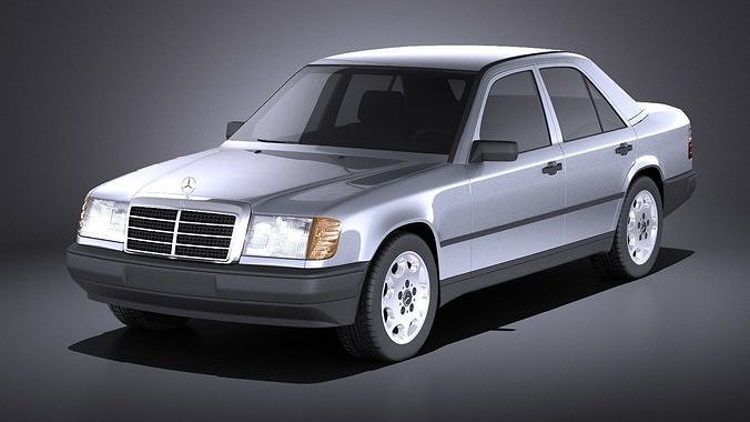 Mercedes W124 E class 1990 VRAY 3D model