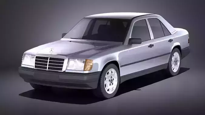 Mercedes W124 E class 1990 VRAY 3D model