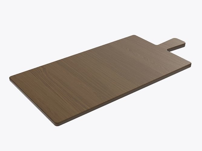 Wooden cutting board 3D model