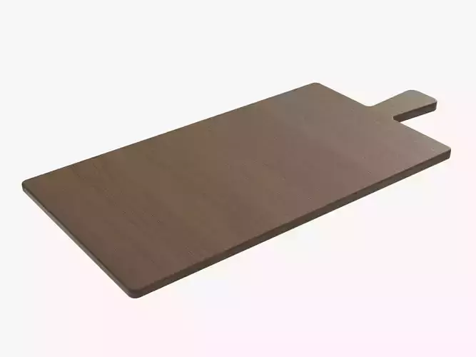 Wooden cutting board 3D model