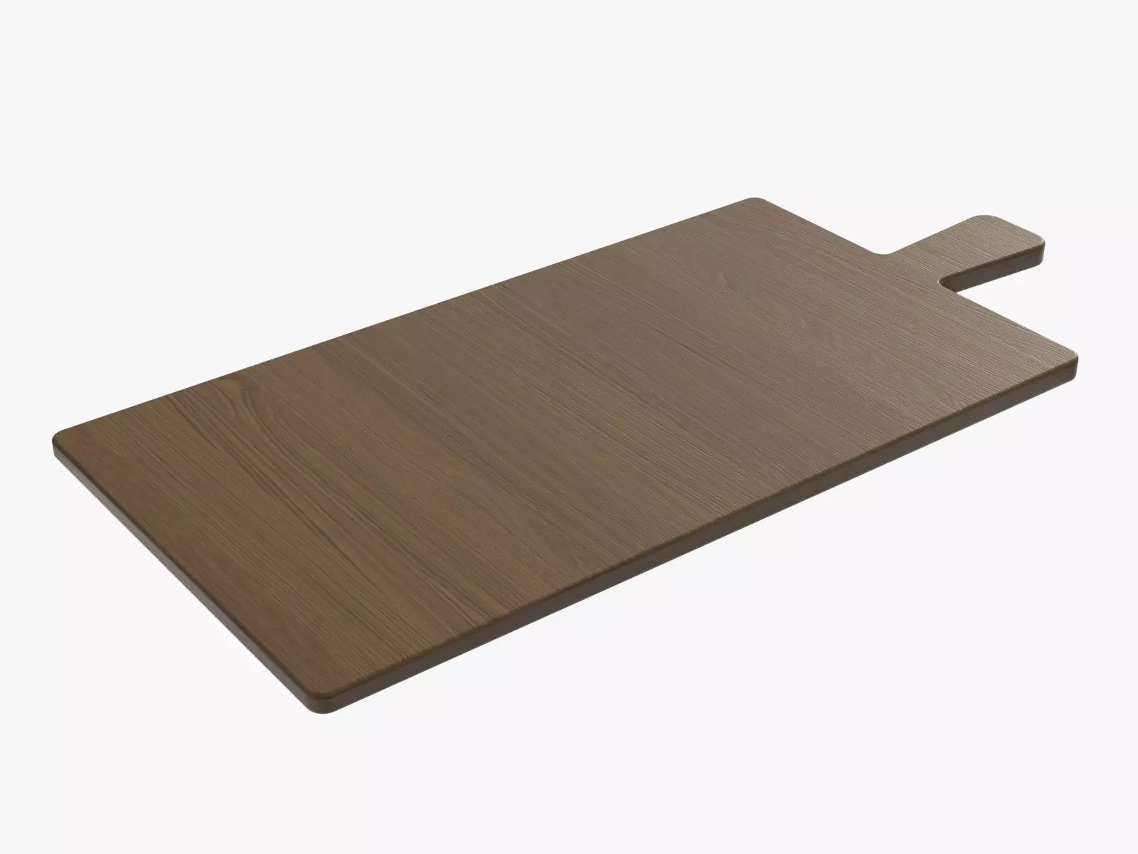 Wooden cutting board 3D model_0