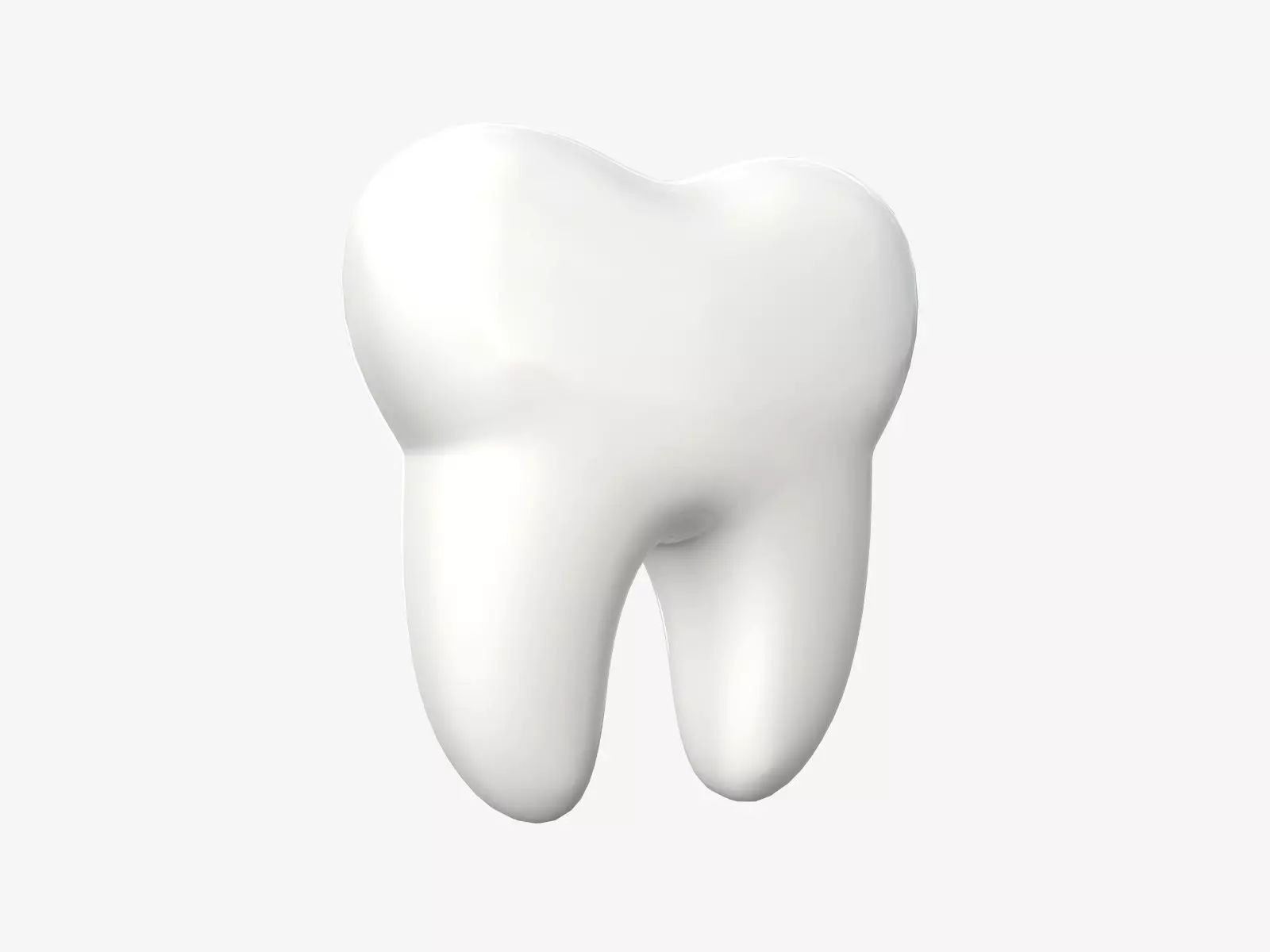 Tooth cartoon 3D model