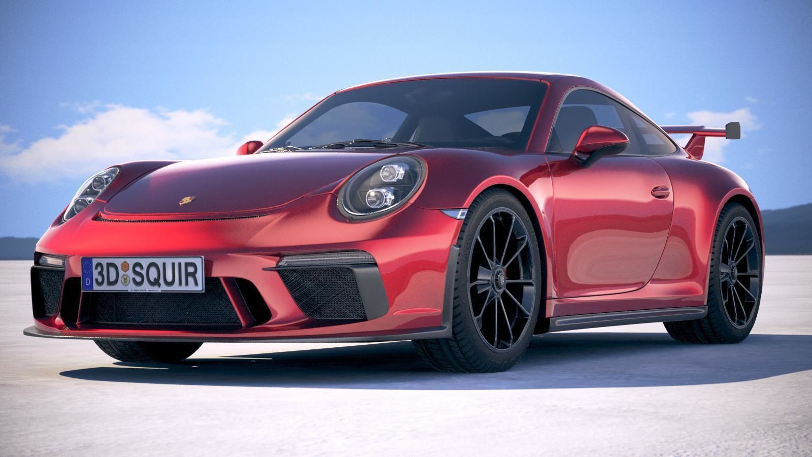 Porsche 911 GT3 2018 3D model_12