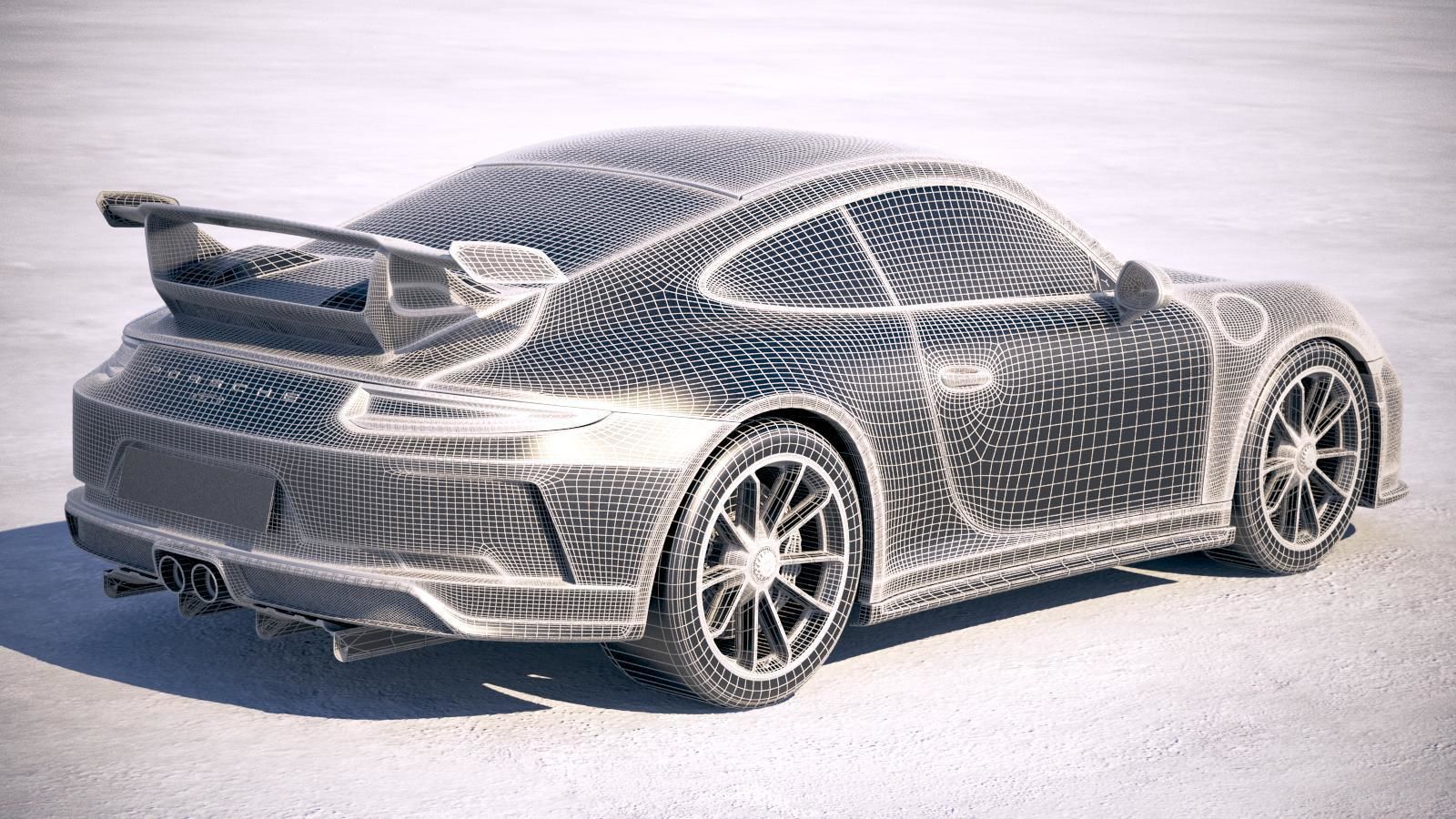 Porsche 911 GT3 2018 3D model_21