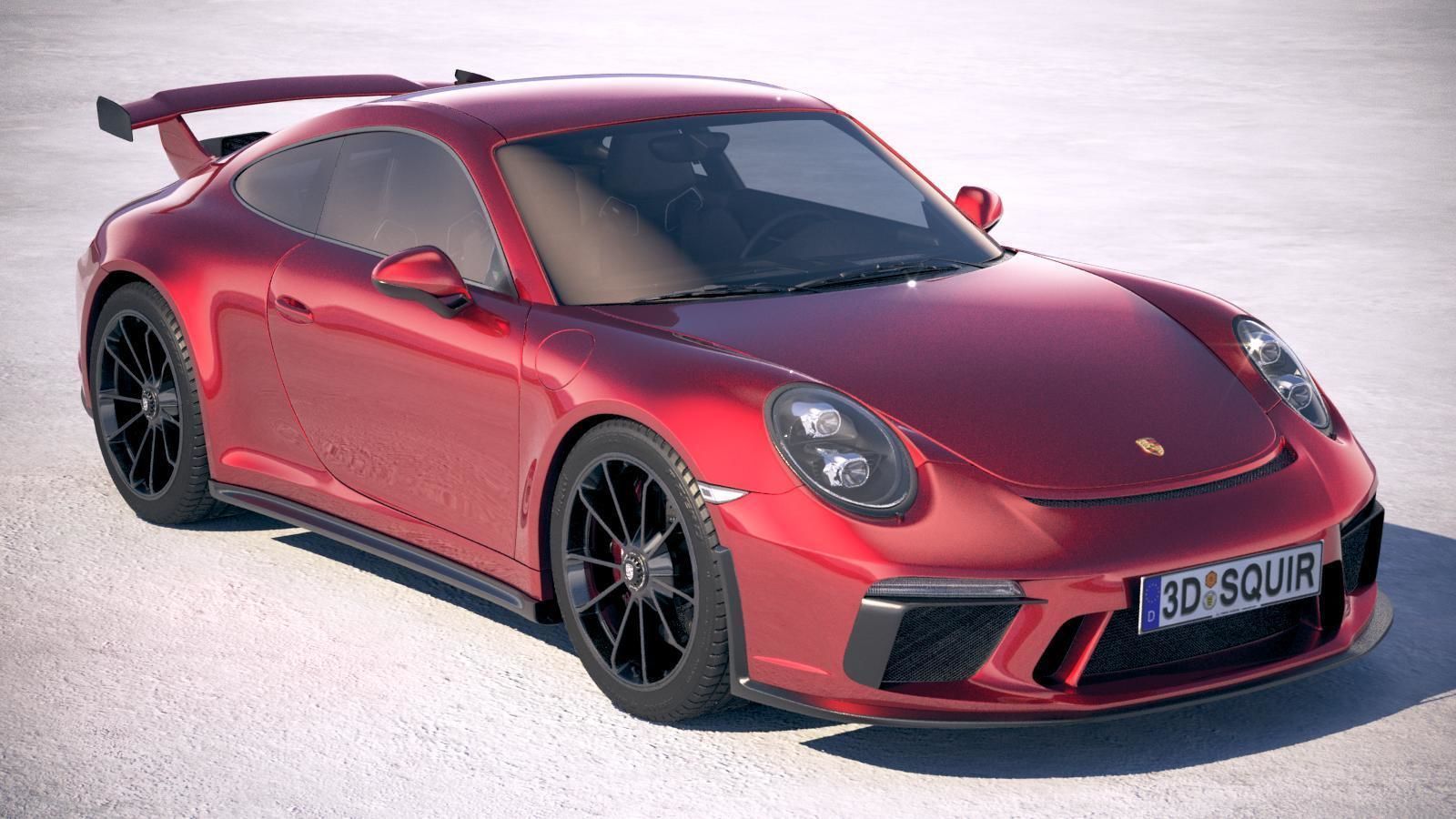 Porsche 911 GT3 2018 3D model_11