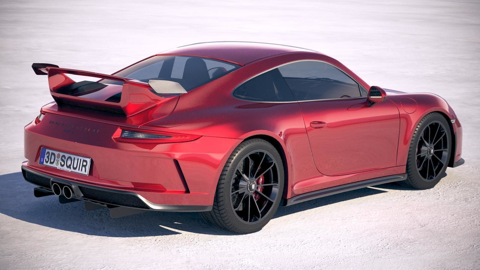 Porsche 911 GT3 2018 3D model_4