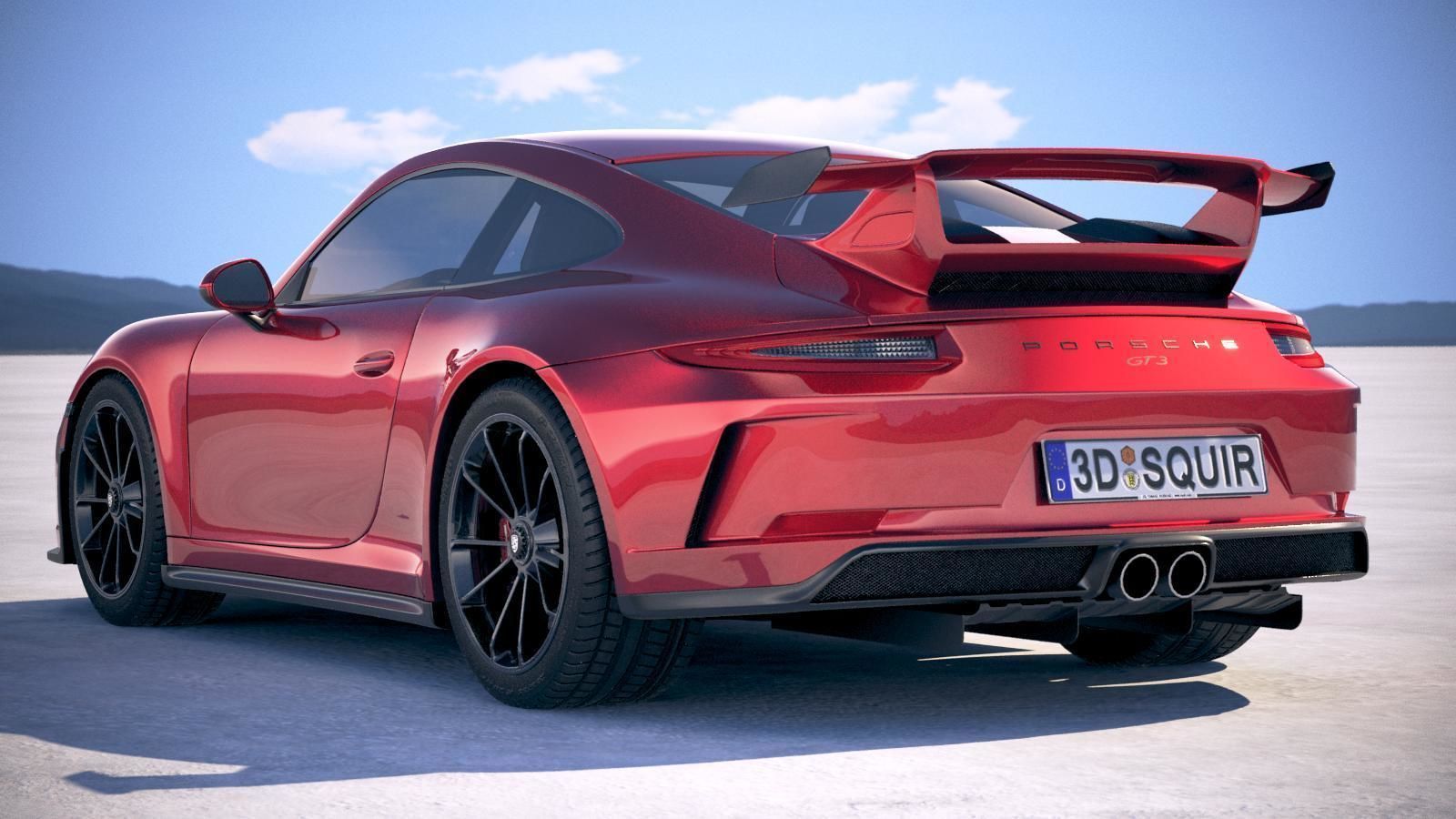 Porsche 911 GT3 2018 3D model_13