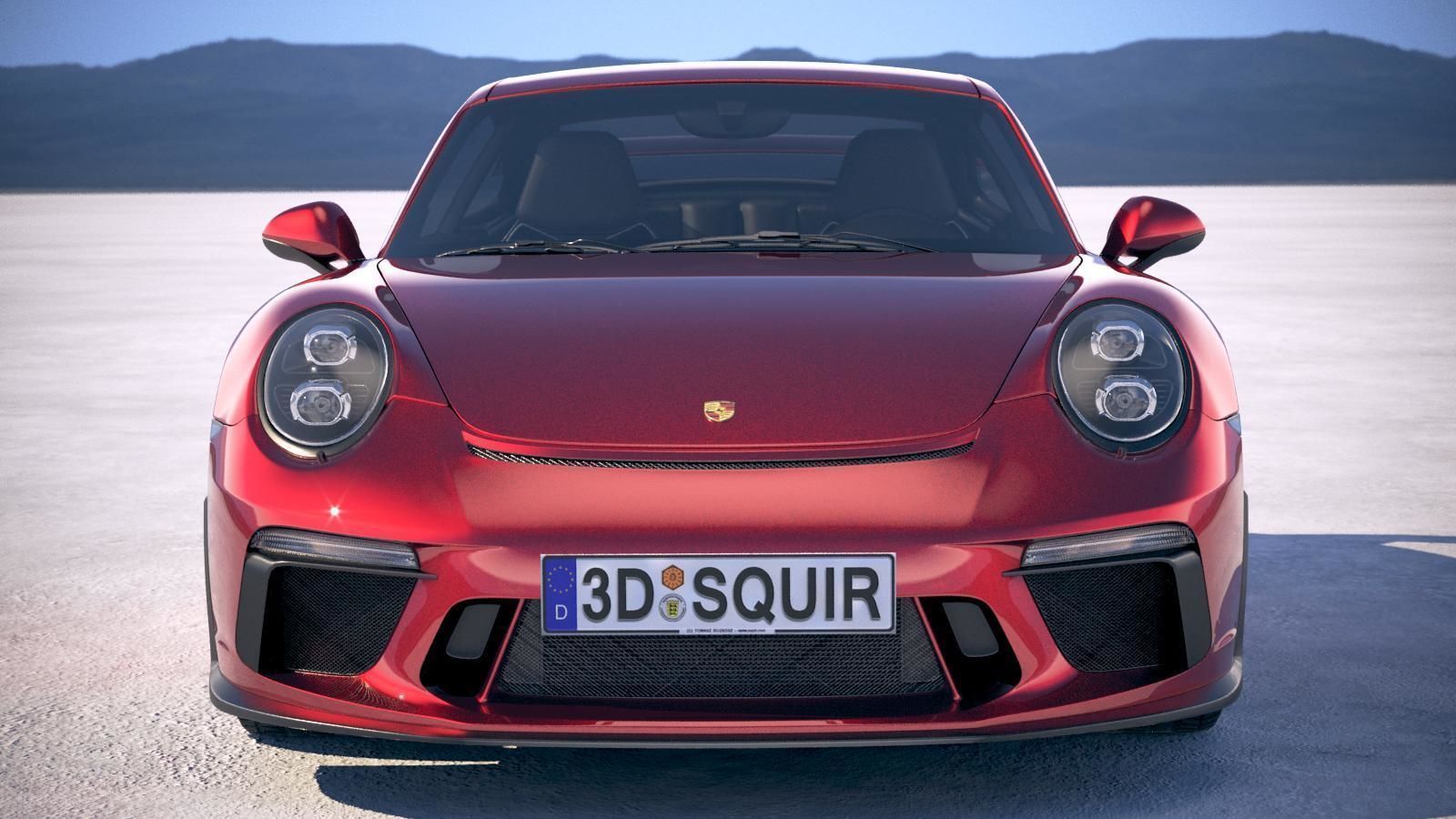 Porsche 911 GT3 2018 3D model_9